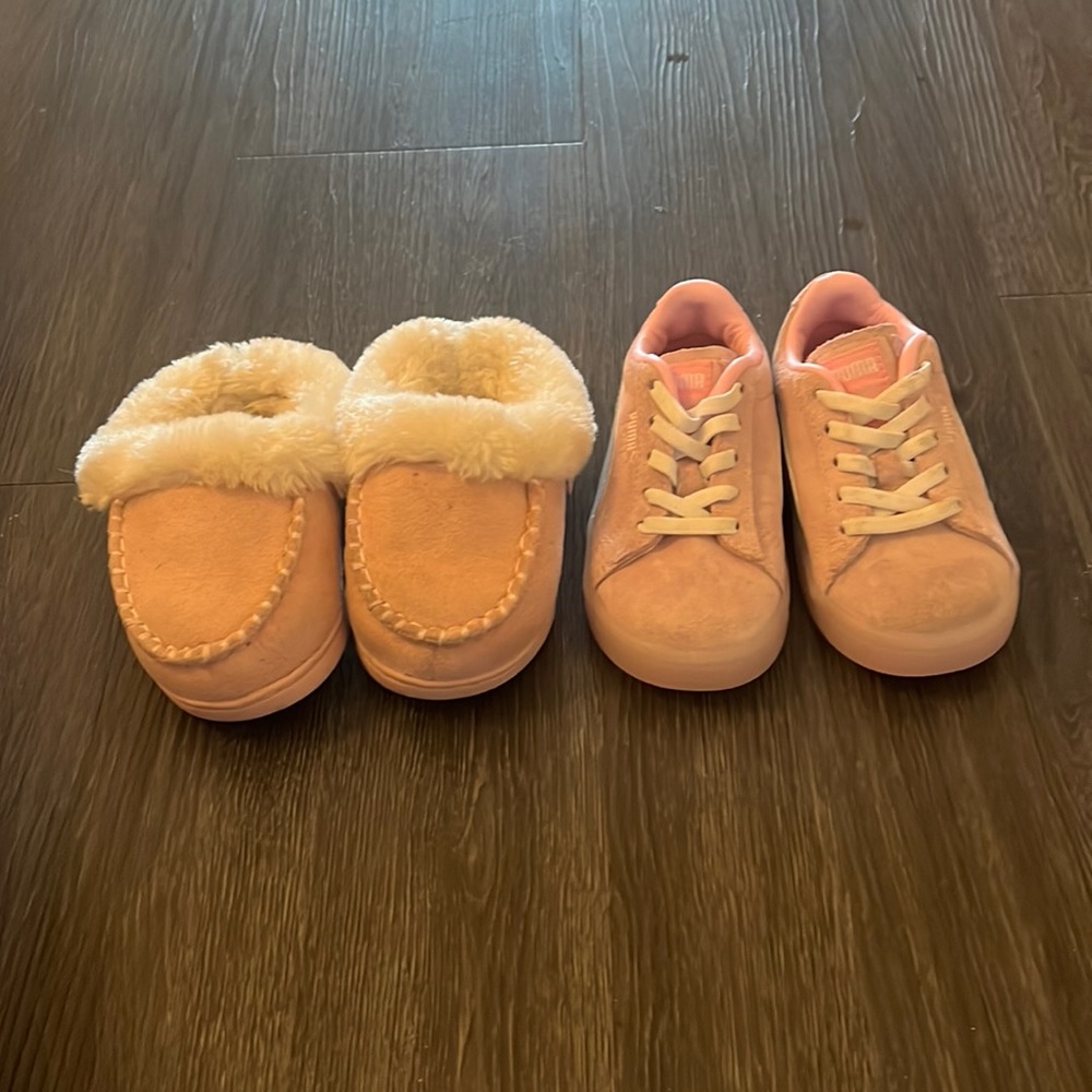 Puma Sneakers/ Suede Slippers